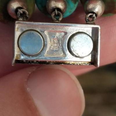 Sterling and turquoise bracelet