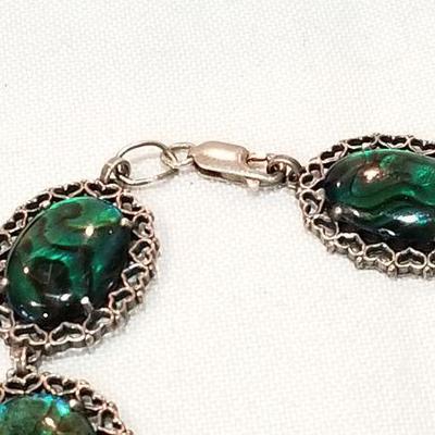 Sterling bracelet.