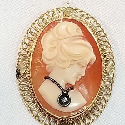 14k Cameo 