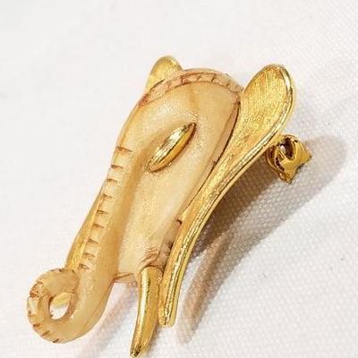Vintage Elephant Brooch