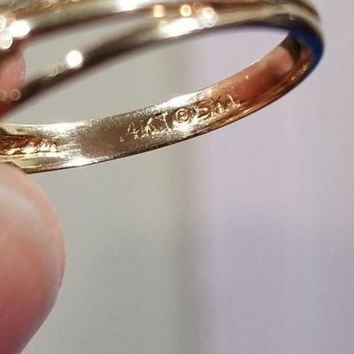 14k Ruby diamond ring inv# 14