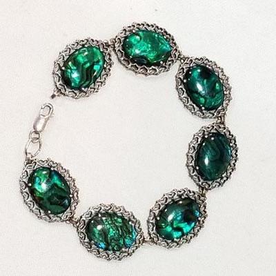 Sterling bracelet.