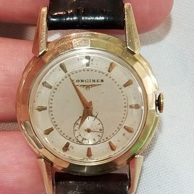 14k Mens Longines watch