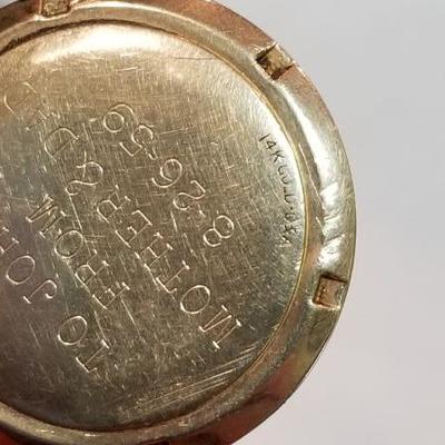 14k mens watch