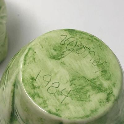 175: Pitcher, Sugar, Creamer, Glass Plates