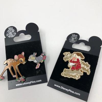 145:  Bambi Souvenir Pin, Daffy, Donald Duck and Others