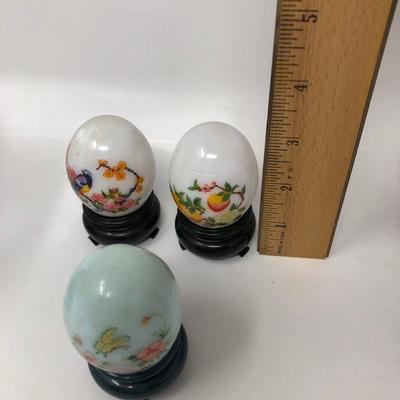 165:  Seven Imperial Vintage Oriental Eggs