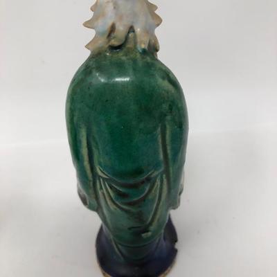 161:  Three Vintage Chinese Mud Men