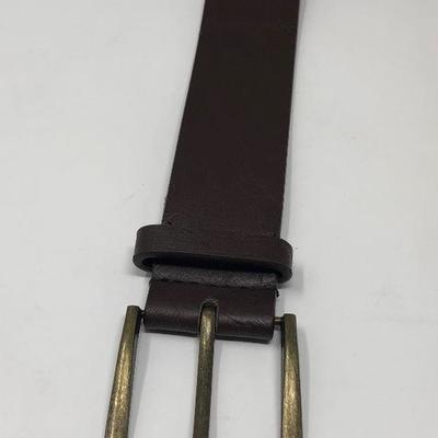 180: Assorted Belts Includes a Hand Made Polished Stone Buckle