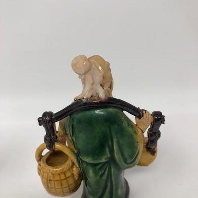 153: Three Vintage Chinese Mud Men