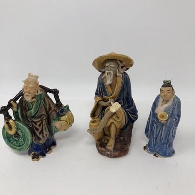 150:  Vintage Chinese Three Mud Men