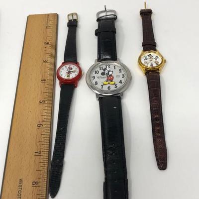 169:  Three Disney Watches