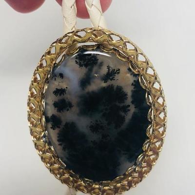 173:  Three Bolo Ties With Stone Inlay and Gold Toned Belt Buckle