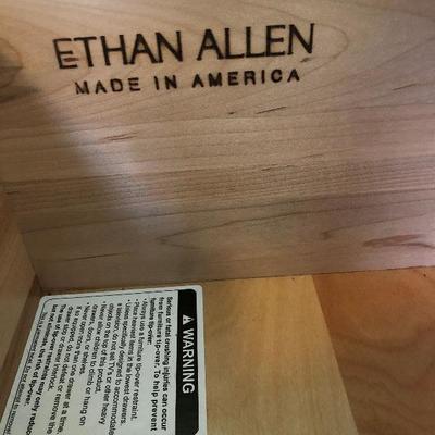 035 Ethan Allen Long Bedroom Dresser 