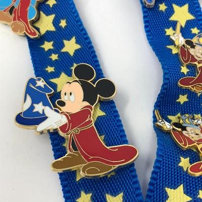 134:  Landyard Full of Mickey Mouse Pins