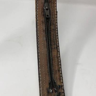 181: Assorted Belts Includes a Hand Made Polished Stone Buckles