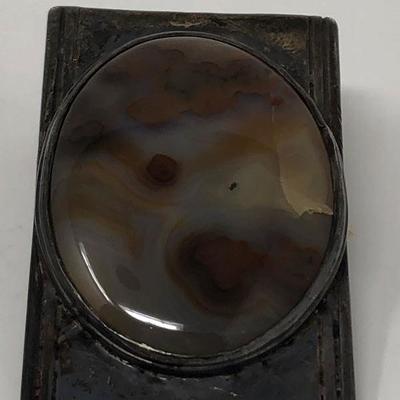191: Hand Crafted Polished Stone Belt Buckles