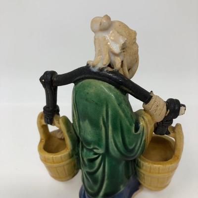152:   Three Vintage Chinese Mud Men