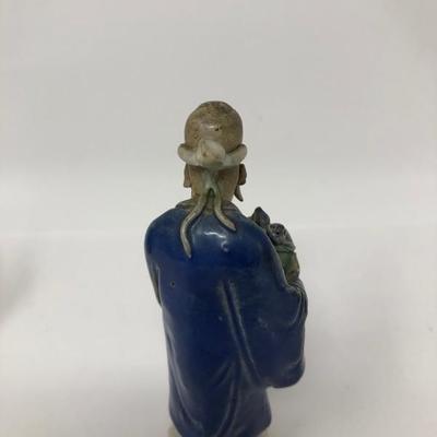 152:   Three Vintage Chinese Mud Men