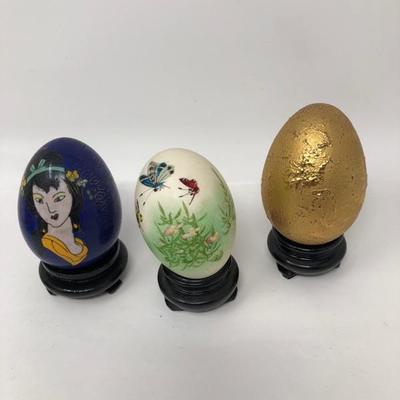 165:  Seven Imperial Vintage Oriental Eggs