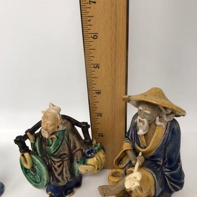 150:  Vintage Chinese Three Mud Men