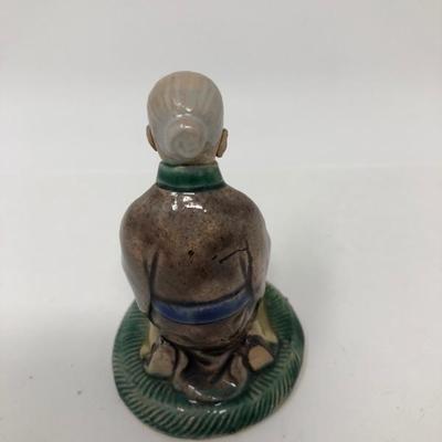 164:  Three Vintage Chinese Mud Men