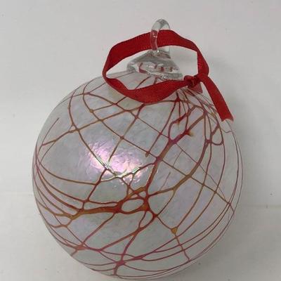 075:  Blown Glass Christmas Ornaments