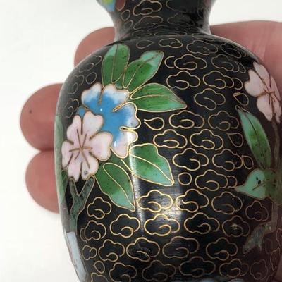 166:  Five Cloisonne' Miniature Vases 