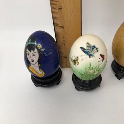165:  Seven Imperial Vintage Oriental Eggs