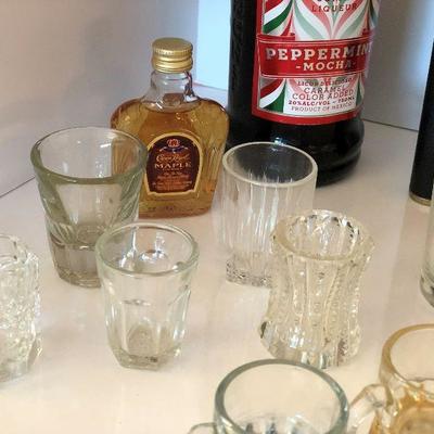 021: Hand Made Leaded Crystal Decanter and Assorted Shot Glasses