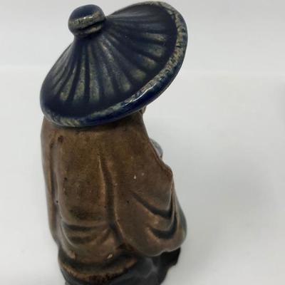 151:  Three Vintage Chinese Mud Men