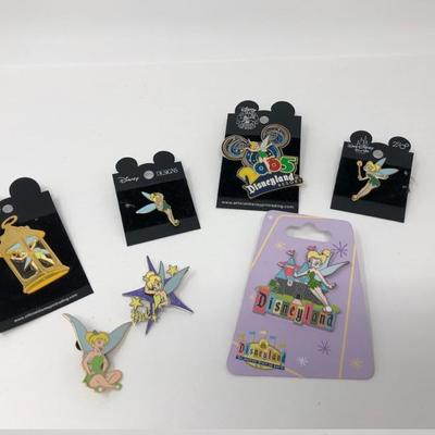 147:  Seven Tinkerbelle Souvenir Pins