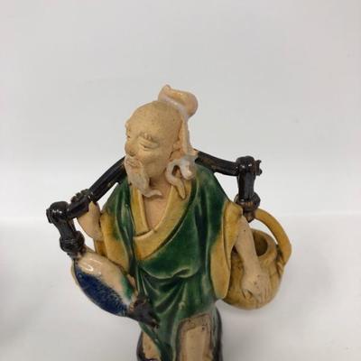 153: Three Vintage Chinese Mud Men