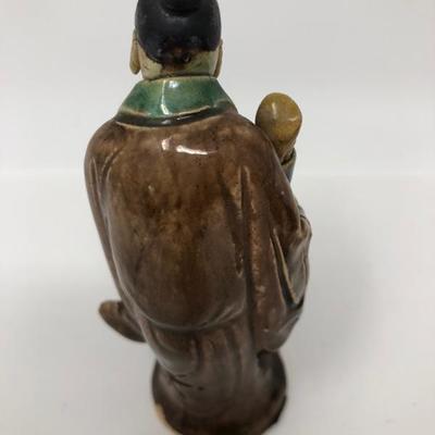 160:  Three Vintage Chinese Mud Men