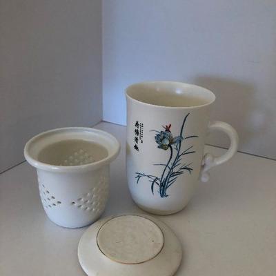 026: Assorted Teacups and Tea Pot