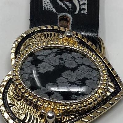 181: Assorted Belts Includes a Hand Made Polished Stone Buckles