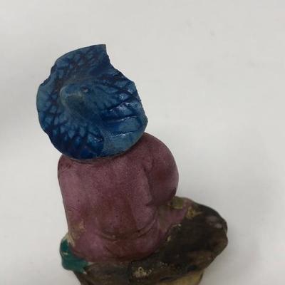 151:  Three Vintage Chinese Mud Men