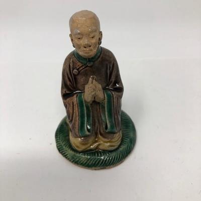 164:  Three Vintage Chinese Mud Men
