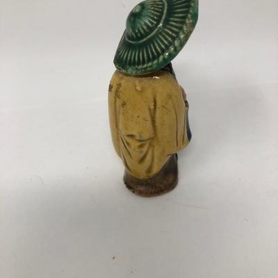 164:  Three Vintage Chinese Mud Men
