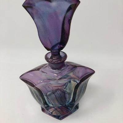 091:  Rueven Glass Perfume Bottle Paperweight