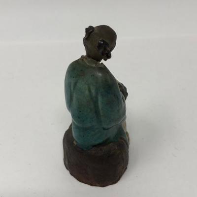 162:  Three Vintage Chinese Mud Men