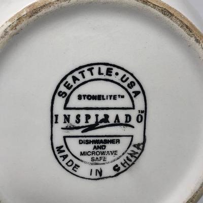 175: Pitcher, Sugar, Creamer, Glass Plates