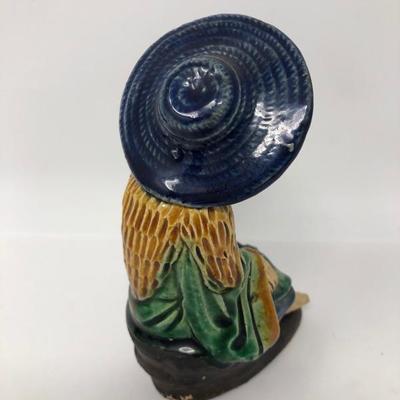 154:  Three Vintage Chinese Mud Men