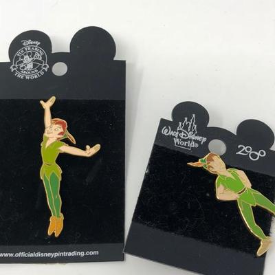 143:  Five Peter Pan Souvenir Pins