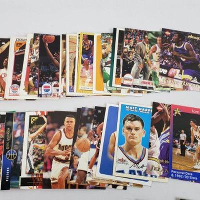 Lot #7: 100 NBA Basketball Cards, First Card is Kobe Bryant