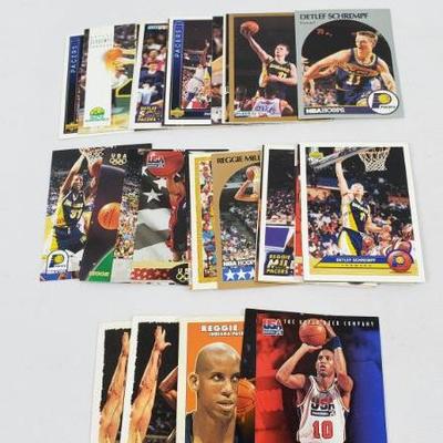 Approx. 35 Indiana Pacer/USA/All-Stars NBA Cards