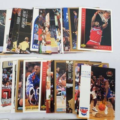 Lot #14: 100 NBA Basketball Cards, First Card is Stanley Roberts