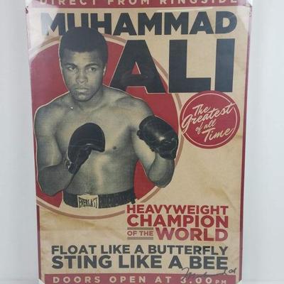 Large Muhammad Ali Canvas Wrapped Poster 2' x 3' - New