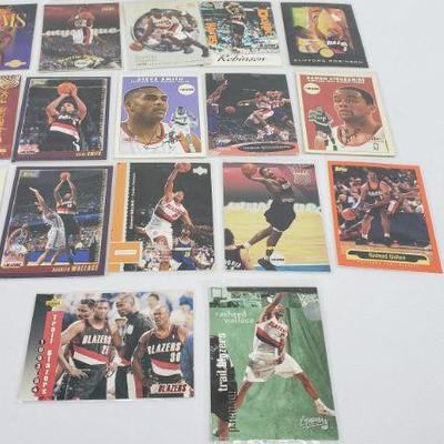 22 NBA Portland Trail Blazers Cards, Lot #1