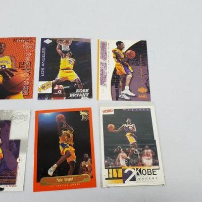 6 Kobe Bryant NBA Cards